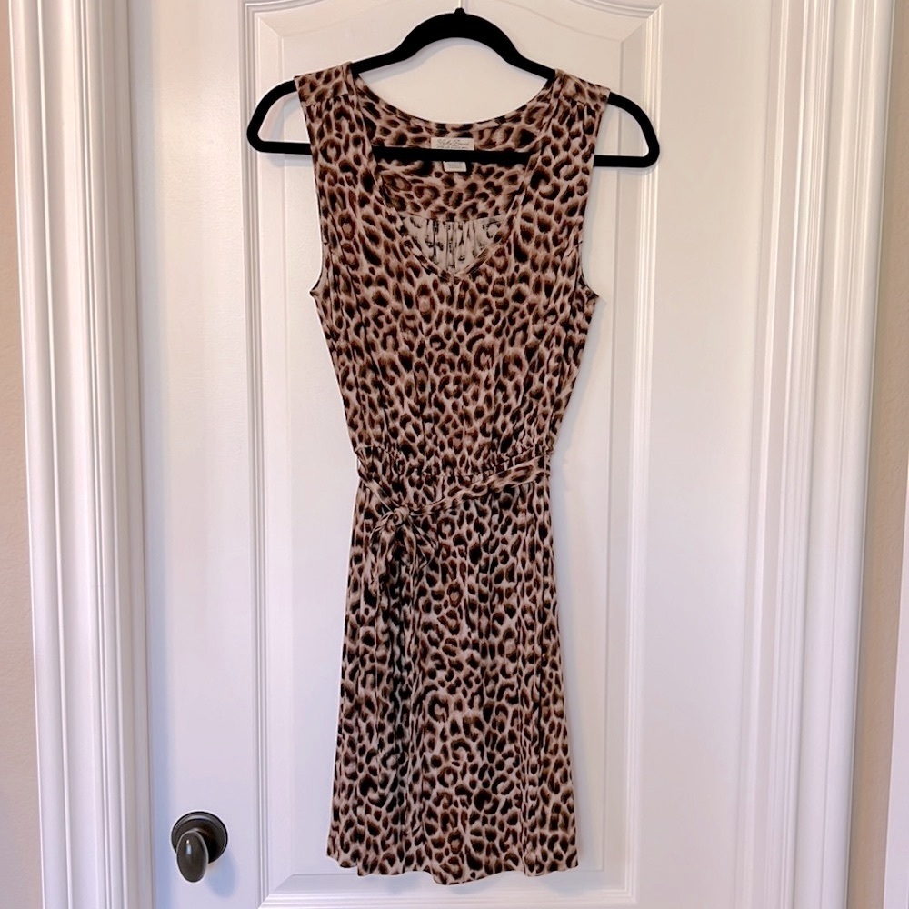 Lucky Brand Leopard Print Sleeveless Dress - Picture 4 of 15
